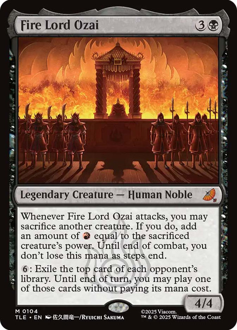 Fire Lord Ozai\nAvatar: The Last Airbender Eternal\nSingle\nMagic The Gathering