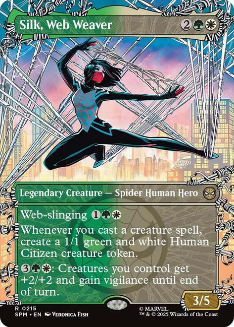 Silk, Web Weaver (Borderless)\nMarvel's Spider-Man - Variants\nSingle\nMagic The Gathering
