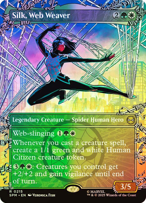 Silk, Web Weaver (Borderless)\nMarvel's Spider-Man - Variants\nSingle\nMagic The Gathering