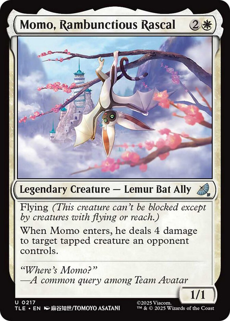 Momo, Rambunctious Rascal
Avatar: The Last Airbender Eternal
Single
Magic: The Gathering