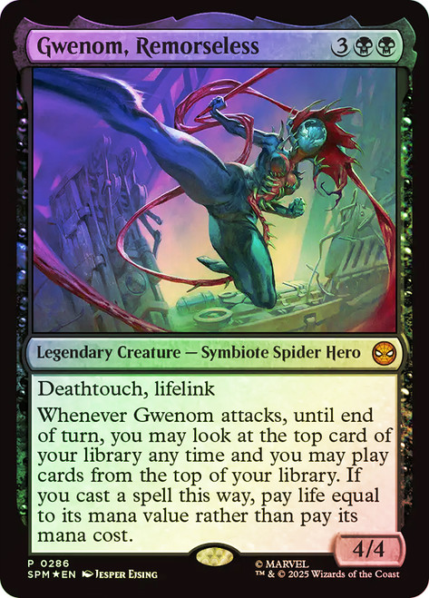 Gwenom, Remorseless (Bundle)\nPromo: General\nSingle\nMagic The Gathering