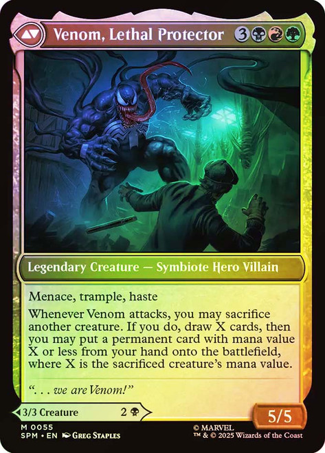 Eddie Brock // Venom, Lethal Protector (Prerelease) (Marvel's