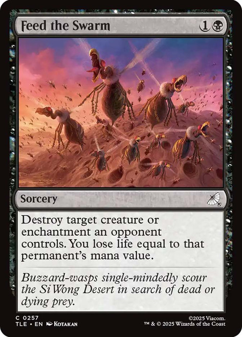 Feed the Swarm\nAvatar: The Last Airbender Eternal\nSingle\nMagic The Gathering