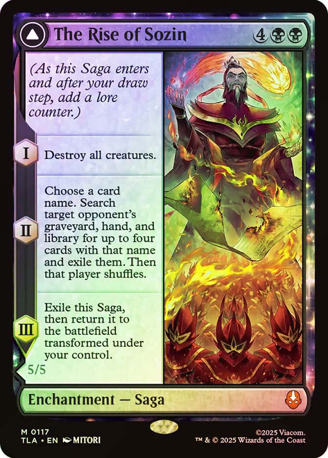 The Rise of Sozin // Fire Lord Sozin\nAvatar: The Last Airbender\nSingle\nMagic The Gathering