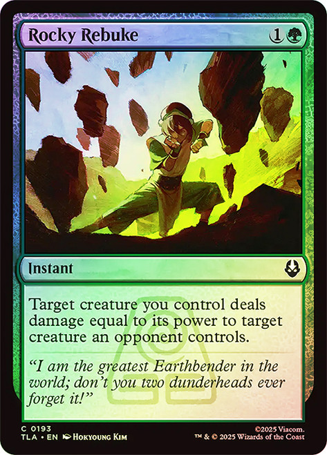 Rocky Rebuke\nAvatar: The Last Airbender\nSingle\nMagic The Gathering