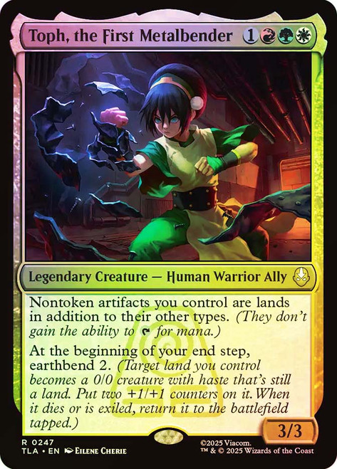 Toph, the First Metalbender\nAvatar: The Last Airbender\nSingle\nMagic The Gathering