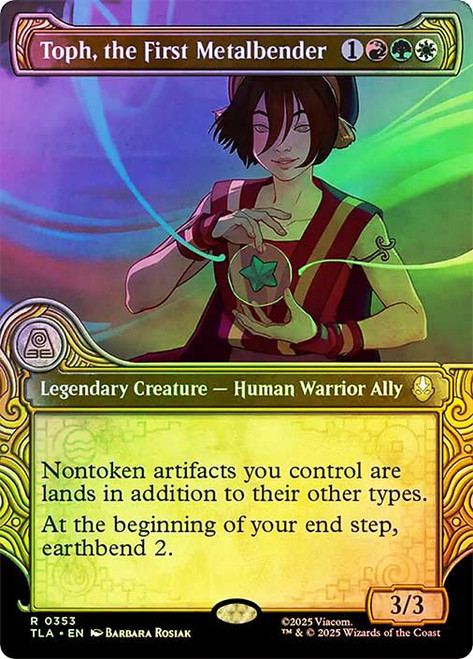 Toph, the First Metalbender (Showcase)\nAvatar: The Last Airbender - Variants\nSingle\nMagic The Gathering