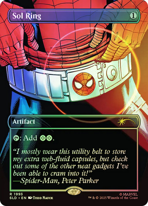 Sol Ring (Marvel) (Secret Lair) (#1993) (Borderless)\nPromo: General\nSingle\nMagic The Gathering