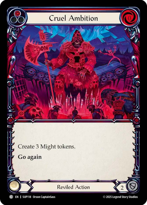 Cruel Ambition
Super Slam
Single
Flesh and Blood