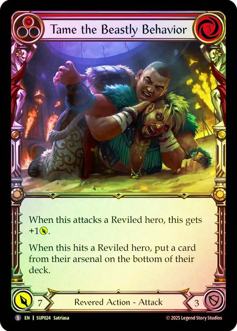 Tame the Beastly Behavior
Super Slam
Single
Flesh and Blood