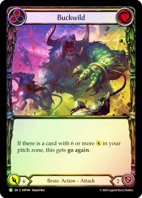 Buckwild (Yellow)
Super Slam
Single
Flesh and Blood