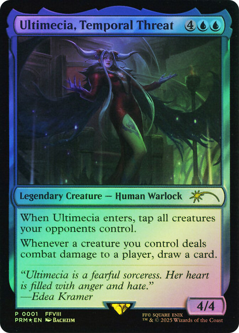 Ultimecia, Temporal Threat (Resale)\nPromo: General\nSingle\nMagic The Gathering