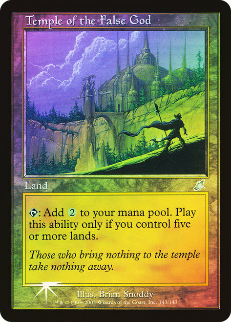 Temple of the False God\nScourge\nSingle\nMagic The Gathering