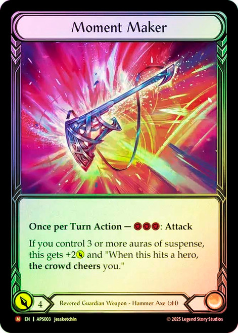 Moment Maker
Armory Deck: Pleiades
Single
Flesh and Blood