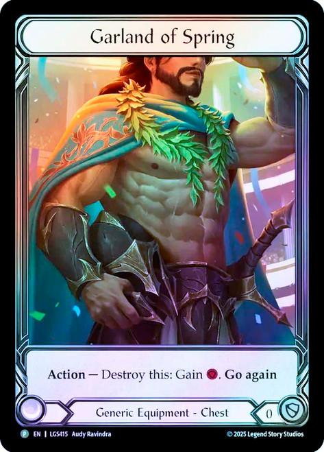 Garland of Spring (Prerelease) (Extended Art)
Promotional Cards
Single
Flesh and Blood