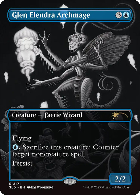 Glen Elendra Archmage (Secret Lair) (#2171) (Borderless)\nPromo: General\nSingle\nMagic The Gathering
