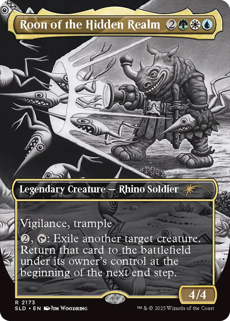 Roon of the Hidden Realm (Secret Lair) (Borderless)\nPromo: General\nSingle\nMagic The Gathering