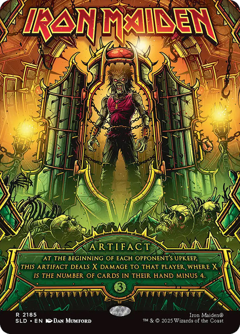 Iron Maiden (Iron Maiden) (Secret Lair) (Borderless)\nPromo: General\nSingle\nMagic The Gathering