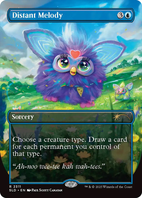 MTG/SLD/Animar & Friends/未開封/1個 Distant Melody (Furby) | Secret Lair Drop | Star City Games