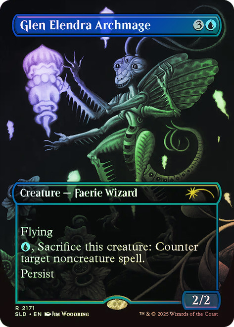 Glen Elendra Archmage (Secret Lair) (#2171) (Borderless)\nPromo: General\nSingle\nMagic The Gathering