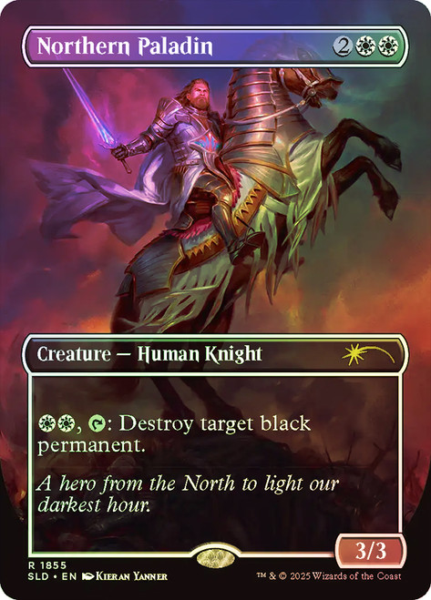 Northern Paladin (Secret Lair) (Borderless)\nPromo: General\nSingle\nMagic The Gathering