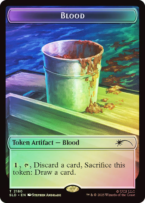 {Blood Token} (Jaws) (Secret Lair)
Promo
Single
Magic: The Gathering