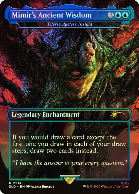 Teferi's Ageless Insight // Teferi's Ageless Insight (Mimir's Ancient Wisdom) (God of War) (Secret Lair) (#2214) (Reversible)
Promo
Single
Magic: The Gathering