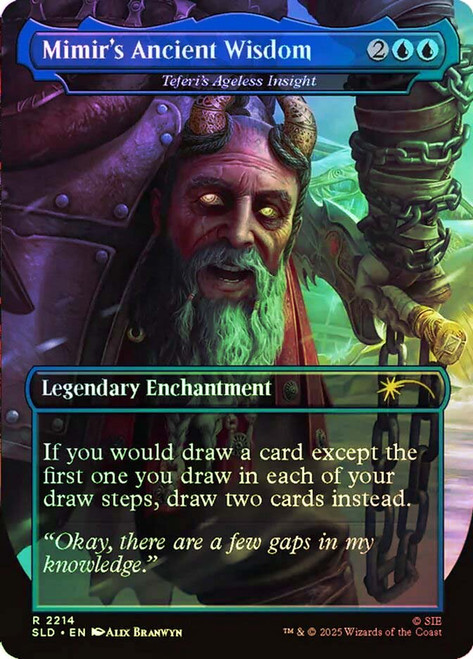 Teferi's Ageless Insight (Mimir's Ancient Wisdom) (God of War) (Reversible)  | Secret Lair Drop | Star City Games