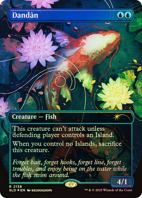 Dandan (Secret Lair) (#2138) (Borderless)\nPromo: General\nSingle\nMagic The Gathering