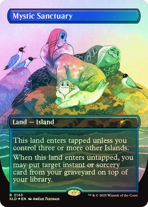 Mystic Sanctuary (Secret Lair) (Borderless)\nPromo: General\nSingle\nMagic The Gathering