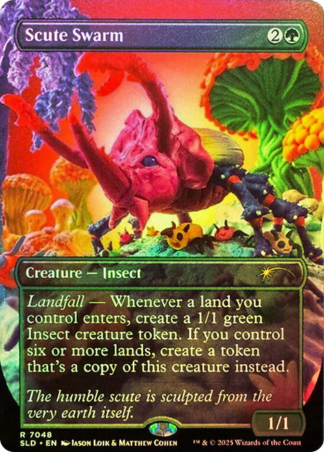 Scute Swarm (Play-Doh) (Secret Lair) (Borderless)\nPromo: General\nSingle\nMagic The Gathering