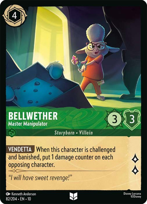 Bellwether - Master Manipulator
Whispers in the Well
Single
Lorcana