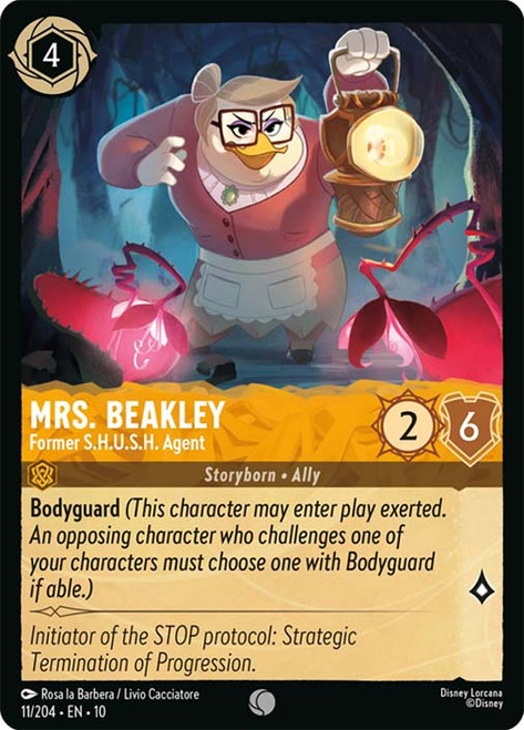 Mrs. Beakley - Former S.H.U.S.H. Agent
Whispers in the Well
Single
Lorcana
