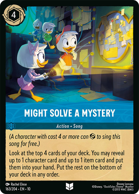 Might Solve a Mystery
Whispers in the Well
Single
Lorcana