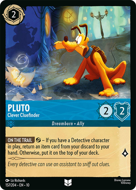 Pluto - Clever Cluefinder
Whispers in the Well
Single
Lorcana