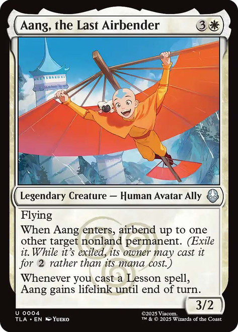 Aang, the Last Airbender\nAvatar: The Last Airbender\nSingle\nMagic The Gathering