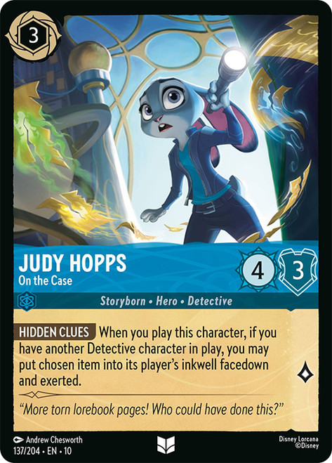 Judy Hopps - On the Case
Whispers in the Well
Single
Lorcana
