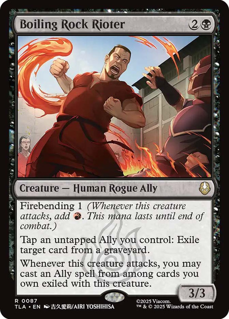 Boiling Rock Rioter\nAvatar: The Last Airbender\nSingle\nMagic The Gathering