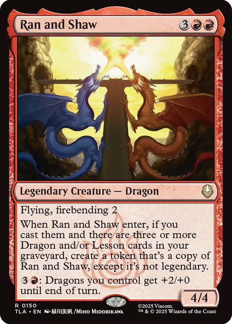 Ran and Shaw\nAvatar: The Last Airbender\nSingle\nMagic The Gathering