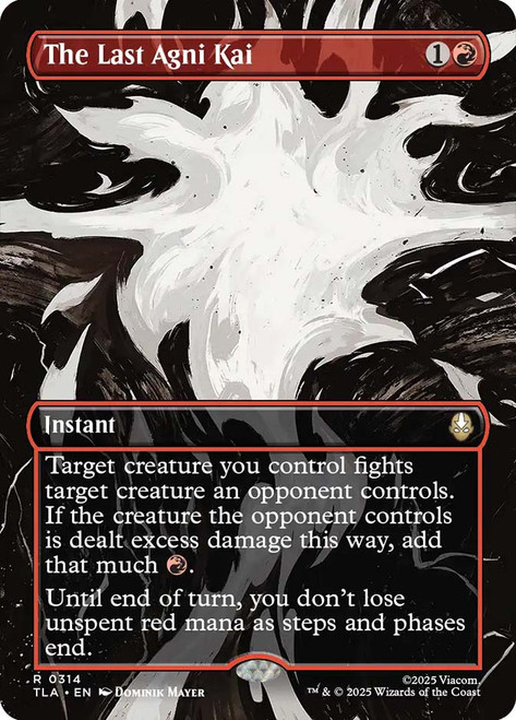 The Last Agni Kai (Borderless)\nAvatar: The Last Airbender - Variants\nSingle\nMagic The Gathering