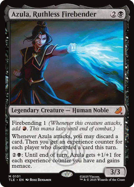 Azula, Ruthless Firebender\nAvatar: The Last Airbender Eternal\nSingle\nMagic The Gathering