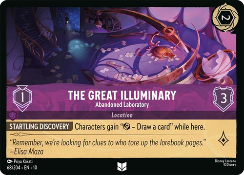 The Great Illuminary - Abandoned Laboratory
Whispers in the Well
Single
Lorcana