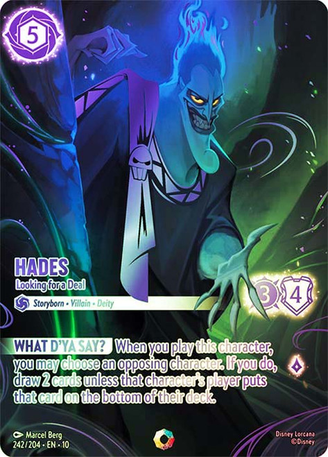 Hades - Looking for a Deal (Iconic)
Whispers in the Well
Single
Lorcana