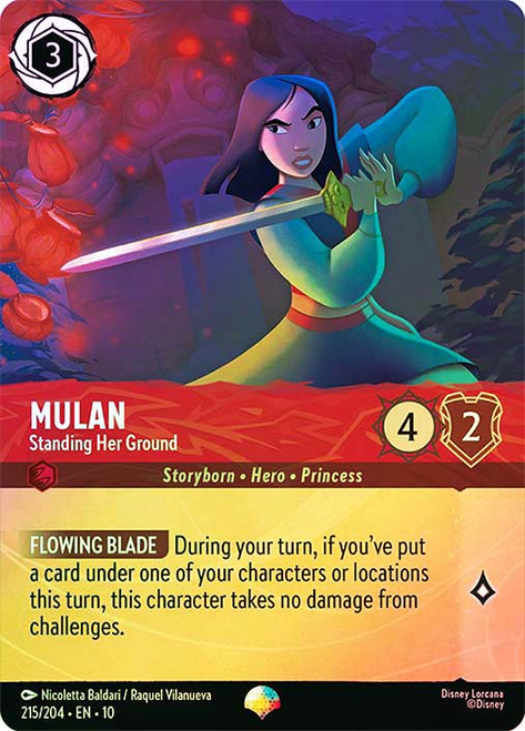 Mulan - Standing Her Ground (Epic) (Borderless)
Whispers in the Well
Single
Lorcana