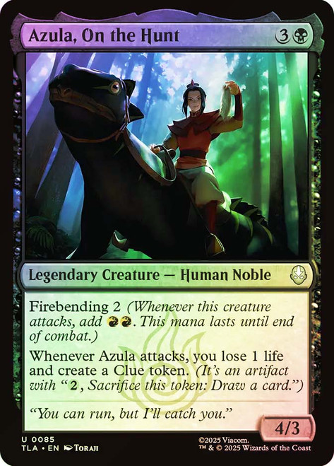 Azula, On the Hunt\nAvatar: The Last Airbender\nSingle\nMagic The Gathering