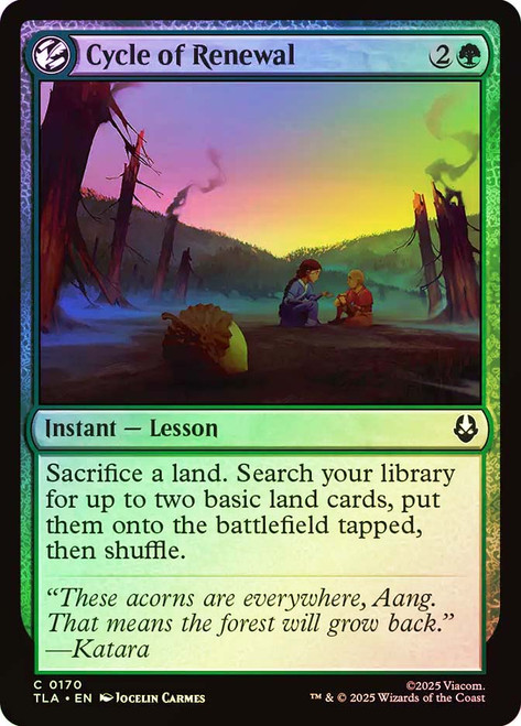 Cycle of Renewal\nAvatar: The Last Airbender\nSingle\nMagic The Gathering