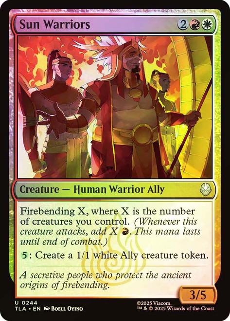Sun Warriors\nAvatar: The Last Airbender\nSingle\nMagic The Gathering