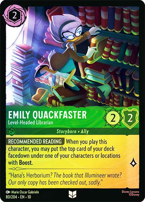 Emily Quackfaster - Level-Headed Librarian
Whispers in the Well
Single
Lorcana