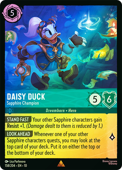 Daisy Duck - Sapphire Champion
Whispers in the Well
Single
Lorcana