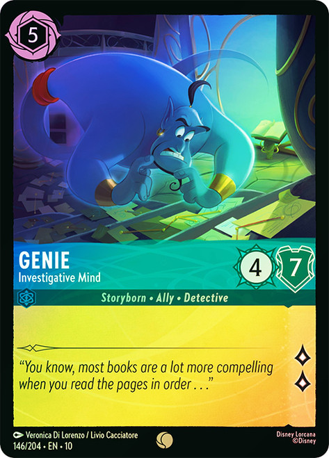 Genie - Investigative Mind
Whispers in the Well
Single
Lorcana